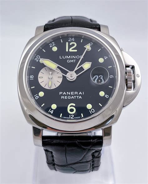 SIGNED PANERAI, MODEL LUMINOR REGATTA, LAUREUS 